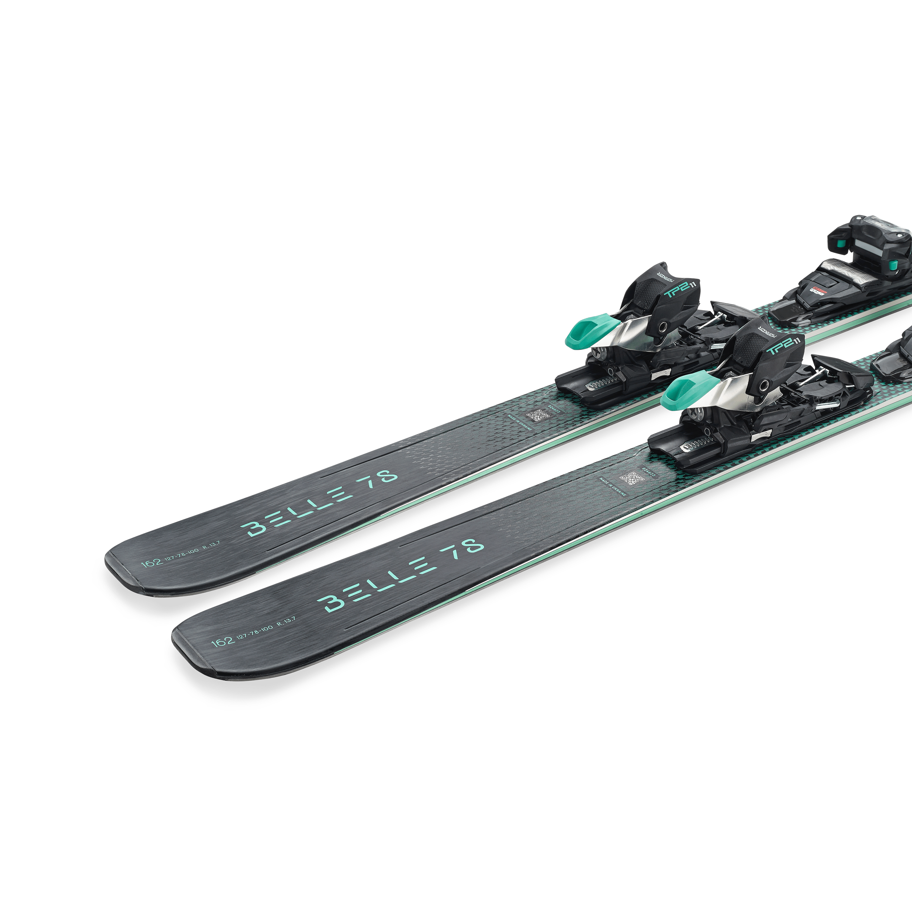 Picture of the Nordica Belle dc 78 skis.